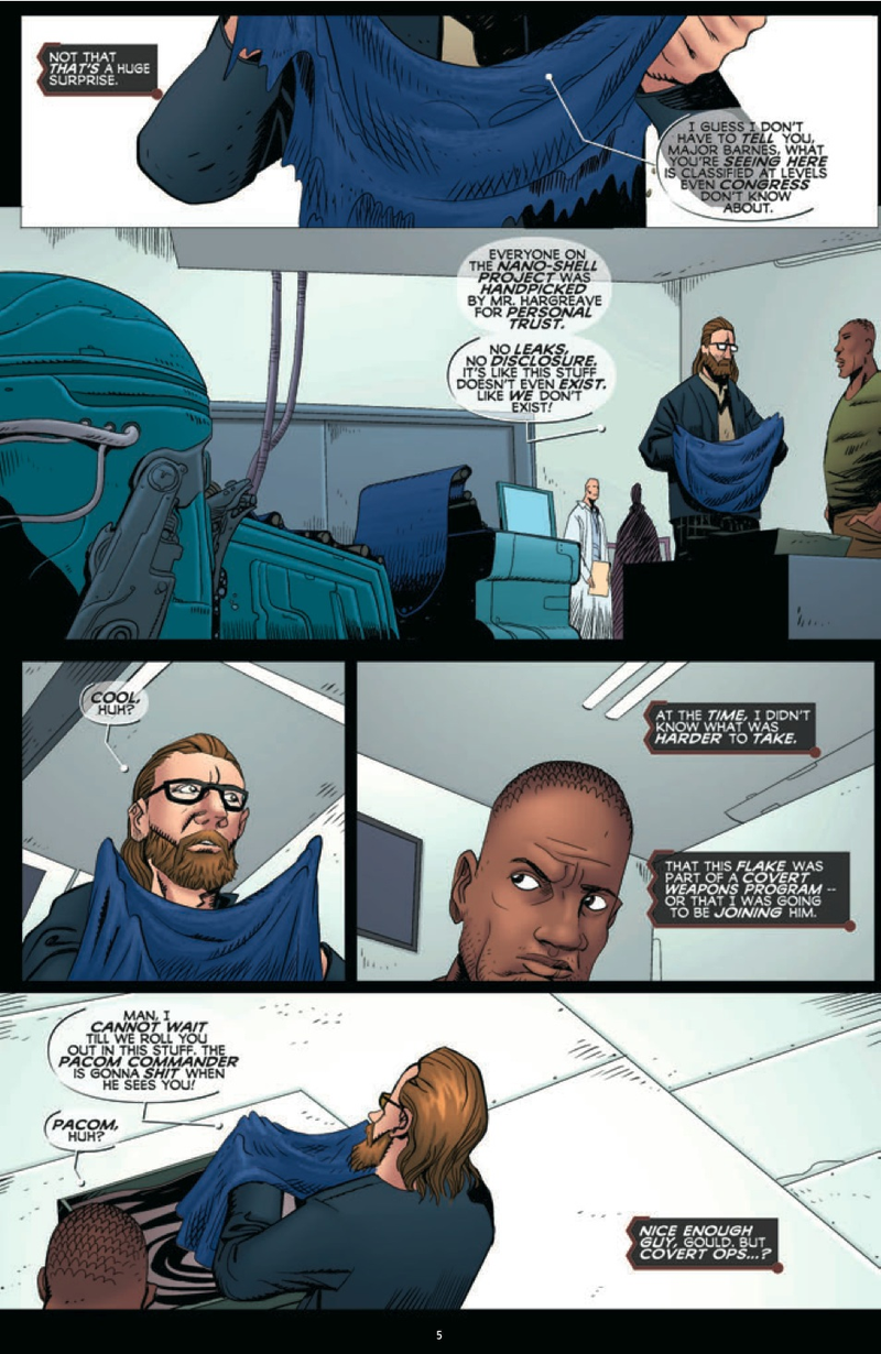 Illustration for article titled Read a seven-page preview of the finale of the Crysis comic book